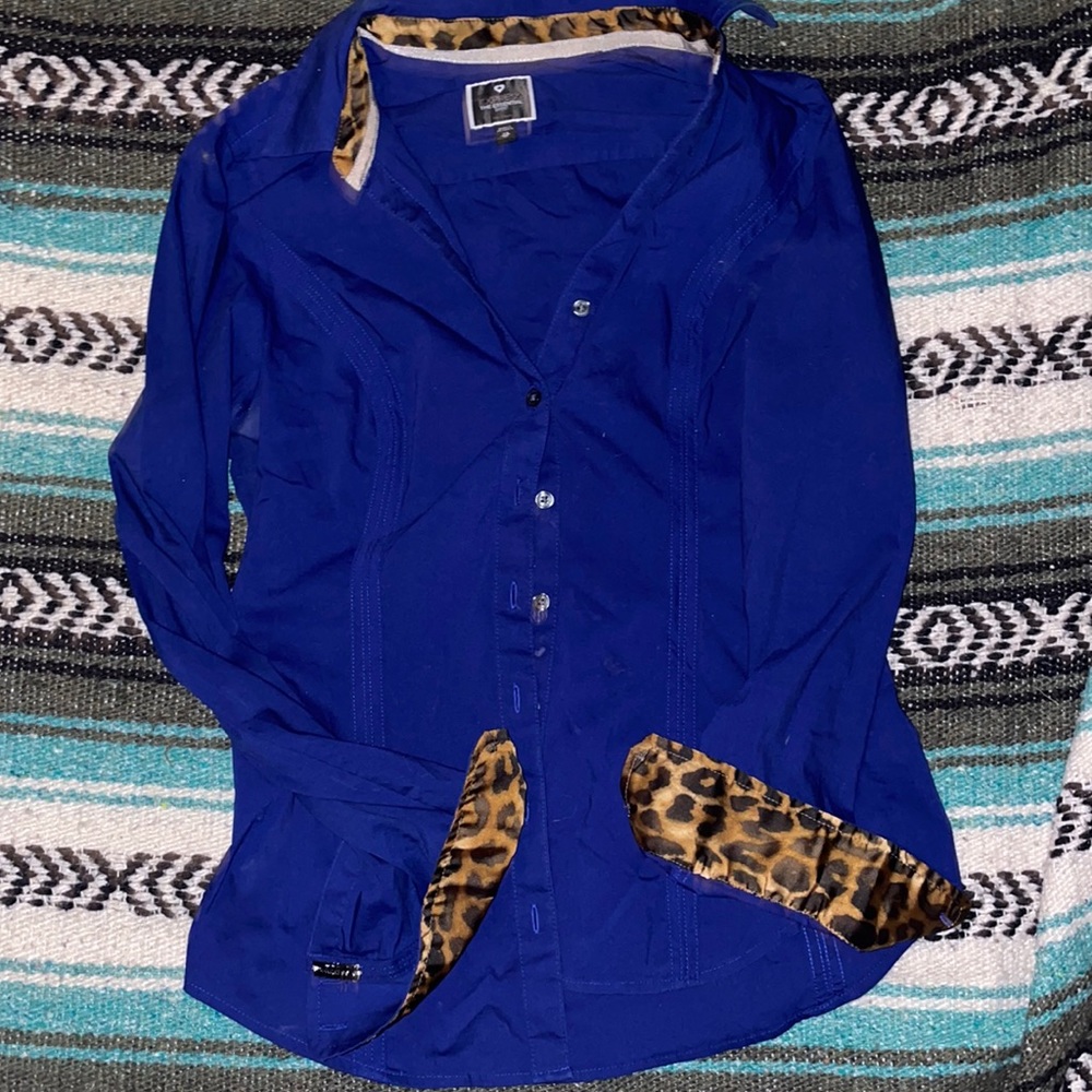 EXPRESS BUTTON DOWN Y2K